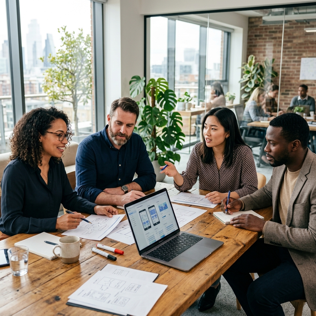 Influencer marketing campaign visuals and creator outreach